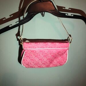 Pink Patterned Mini Shoulder Bag